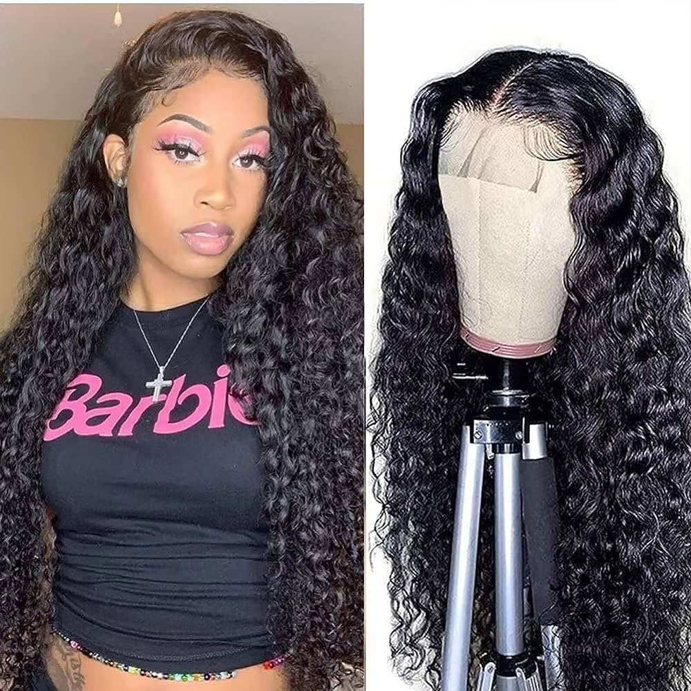 Stema 4X4/5x5/6x6/7x7 HD Lace Closure Water Wave Wig Constructed By Bundles With Closure